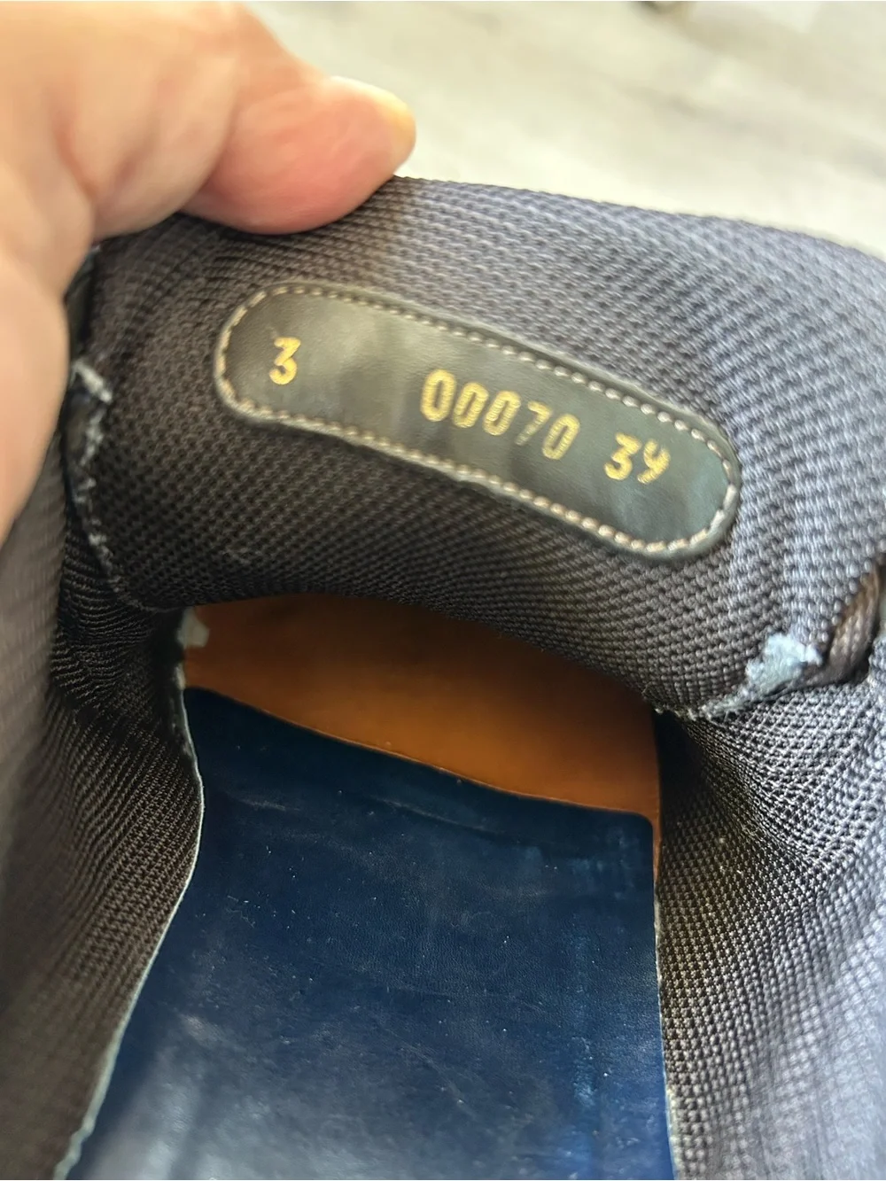 Men's Dark Blue Leather Lace-Up Casual Shoes by Silvano Mazza